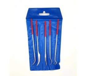Resim Pld Eğri Başlı Çift Taraflı Elmas Eğe Takımı 5 Parça 180mm 