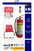 Resim ELİTyangın 6 KG FOAM KÖPÜKLÜ YANGIN SÖNDÜRME TÜPÜ + YANGIN BATTANİYESİ +İLK YARDIM ÇANTASI 