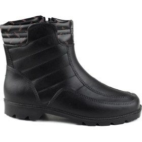 Resim Gezer Kaymaz Taban Içi Yünlü Su Geçirmez Fermuarlı Çizme 