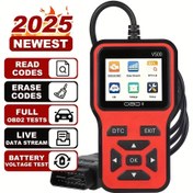 Resim 2025 En Son OBD2 Tarayıcı Teşhis Aracı - Veri Akışı, I/M Hazır, Voltaj Testi ve Silme Fonksiyonu ile Tam Motor Kod Okuyucu, USB Güçlü, 1996'dan İtibaren Tüm Araçlarla Uyumlu, Pilsiz 