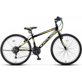 Resim Ümit Explorer 24 Jant Man 21 Vites V Fren Dağ Bisikleti Siyag-lime Çok Renkli 