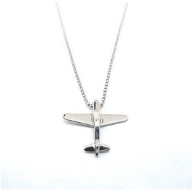 Resim Uçak Pilot Hostes Kolye Paslanmaz Çelik 