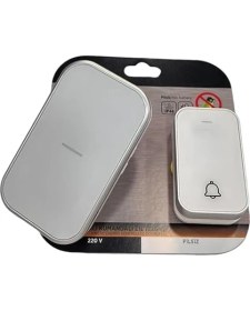 Resim Royal Rain Store Enerjili Kapı Zili Pilsiz Şarjsız Kablosuz Fişi Prize Tak Çalıştır Cata Kumandalı Zil Kablosuz Kapı Zili, 38 Farklı Melodi, Pil Gerektirmeyen Kinetik Buton, 150M Mesafe (Beyaz) 