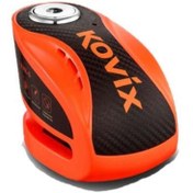 Resim KOVIX Knx10-fo Alarmlı Disk Kilit Turuncu 