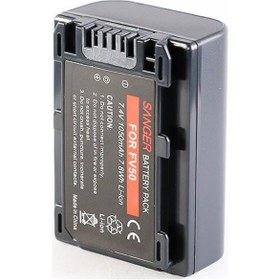 Resim Sanger Sony DCR-DVD610 DCR-DVD653 DCR-DVD703 Için Sanger NP-FV100 Batarya 