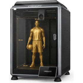Resim Creality K1C Versiyon 3D Yazıcı Siyah Renk Geliştirilmiş Navigasyon ve Kullanıcı Arayüzü 