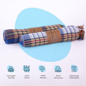 Resim Set Peştamal Hamam Mavi 2'li 