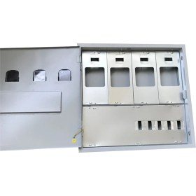 Resim Ak-Öz Sıva Altı 4 Monofaze Sayaçlı Elektrik Panosu 
