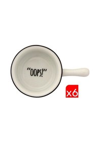 Resim Porland Be Happy Çok Amaçlı Mini Kase 6cm 6 Lı 04ap020396 Beyaz 