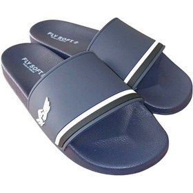 Resim Fly Soft S263.078 Erkek Havuz - Plaj Günlük Terlik Beyaz / Lacivert Siyah 