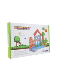 Resim Minecraft Orman Temalı 119 Parça Manyetik Bloklar 