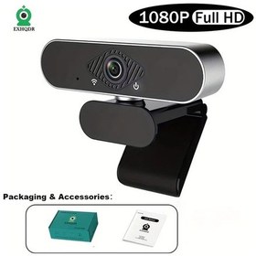 Resim Chuangyinshop Exhqdr B02 1080p Fhd Webcam 120 Geniş Açı Usb Plug Play Sabit Odak 360 Ayar Taban 