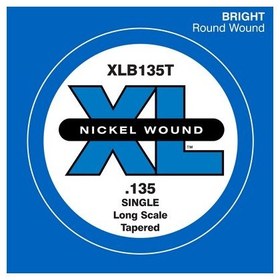 Resim D'Addario XLB135T Tek Bas Gitar Teli (135T) 