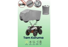 Resim Dokaca Gri Mondial Au 200 (T3B) Atv Brandası, Atv Koruyucu Örtüsü 
