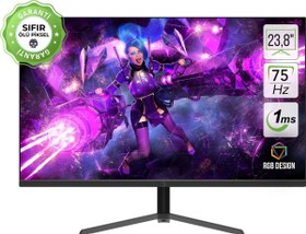 Resim Gamepower Ace A10 23,8'' 1ms 75hz Va Fhd Rgb Gaming Monitör 
