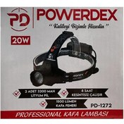 Resim Powerdex Pd-1272 Şarjl Edilebilir Pilli 20w Kafa Lambası Siyah 