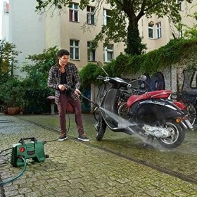 Resim Uray Home And Yüksek Basınçlı Yıkama Easyaquatak 110, YEŞIL(1300 Watt, 3x Nozül, Yüksek Basınç Pistolu, Şeffaf Su Filtresi, 5 M Kablo, 3 M Hortum, Basınç: 110 Bar, Maks. Debi: 330 L / Saat) 