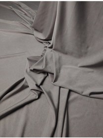 Resim Gri Yeşil Renkte Jarse Kumaş 140x310cm-10667 Gri 