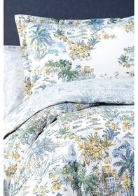 Resim Yataş Marco Çift Kişilik Ranforce Nevresim Takımı - Mavi 