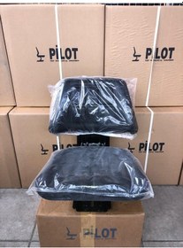 Resim PİLOT SİYAH TRAKTÖR KOLTUK MASSEY FERGUSON NEWHOLLAND KOLTUK 