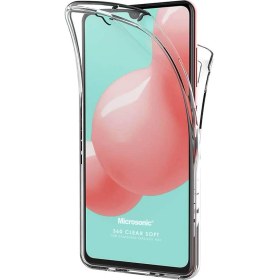 Resim Samsung Galaxy A31 Kılıf 6 Tarafı Tam Full Koruma 360 Clear Soft Şeffaf 