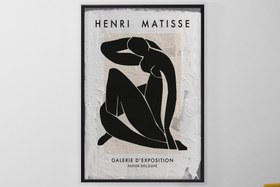 Resim ÇERÇEVELİ BETON ART DOKULU MATİSSE POSTER 