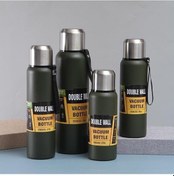 Resim Fastbuy Yeşil Erkek Büyük Kapasiteli Paslanmaz Çelik Vakum Çay Bardağı Kurşun Kafalı Taşıma Halatlı 1 L Yeşil Yeşil 