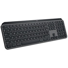Resim Logitech Mx Keys S Gelişmiş Kablosuz Klavye Türkçe Tuş Dizimi Siyah 