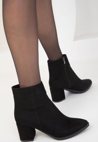 Resim SOHO Kadın Siyah Süet Bot & Bootie 16560 