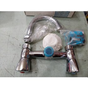 Resim Bms Lavabo Bataryası Duvardan Monte Agır Gövde 