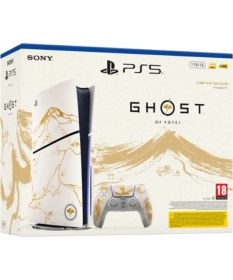 Resim Sony Playstation 5 Slim Oyun Konsolu Ghost Of Yotei Bundle(Ithalatçı Garantili) 