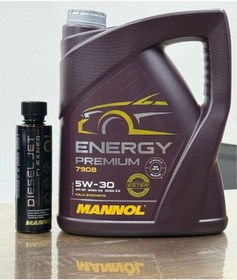 Resim Mannol 5W-30 Energy Premium Ester Motor Yağı Ve Dizel Enjektör Temizleyici Katkı 