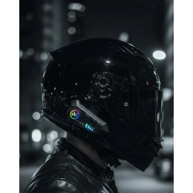 Resim Teknodayım Bluetooth 5.3 Kask Içi Intercom Kulaklık 1000 M Mesafe 1000 Mah 