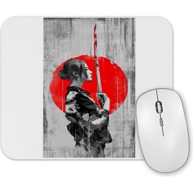 Resim Baskı Dükkanı Samurai Girl Mouse Pad 