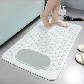 Resim Sea Home 1 Adet Vantuzlu Banyo ve Duş Kaydırmazı Duşa Kabin Küvet İçi Vantuzlu Banyo Paspası BEYAZ RENK 36 X 69,5 cm 