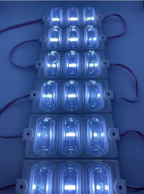 Resim 12 Volt Dar Açılı 3'lü Modül Beyaz Led - 5 Adet 
