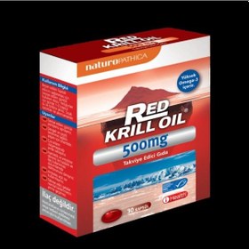 Resim Naturapathica Red Krill Oil 500Mg 30 Kapsül 