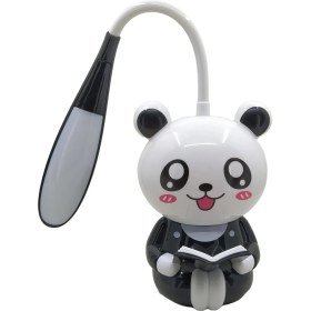 Resim Hedyex Sevimli Karakterler Şarjlı LED Masa Lambası Akrobatik Siyah Gece Lambası 