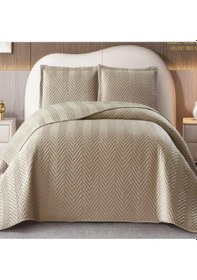 Resim Nubuk Yatak Örtüsü Tek Kişilik Malta Taş Diğer 