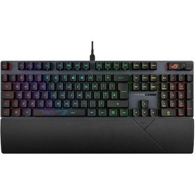 Resim Asus Rog Strix Scope II Rx Red Switch Rgb Mekanik Gaming Klavye 