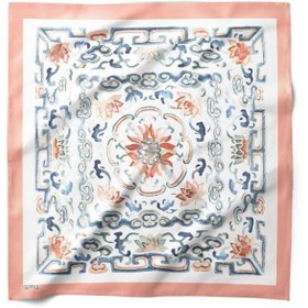 Resim HAWWA Nakkaş Bahçesi Desenli Bandana Fular 