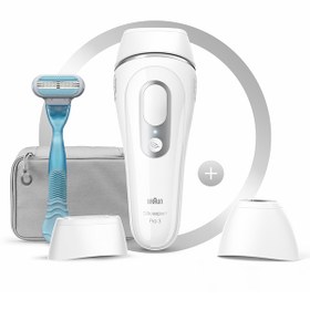 Resim Braun Silk Expert Pro 3 PL3233 300.000 Atımlı, 3 Başlıklı Yeni Nesil IPL + Seyahat Çantası | Braun Braun