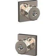 Resim Karokstore F51A Bwe 618 Col Bowery Topuzu Collins Anahtarlı Giriş Kilidi, Parlak Nikel 