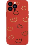 Resim mooodcase Iphone 13 Pro Uyumlu Smile Desenli Kamera Lens Korumalı Darbe Emici Silikonlu Lansman Kılıf 