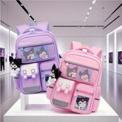 Resim Sanrio Siyah Mimi Temalı Hafif Sırt Çantası, Ayarlanabilir Askılar, Çoklu Cep ve Düzenleme Bölümleri - Hediye ve Teşvik Malzemeleri İçin Uygun Sevimli Çanta 