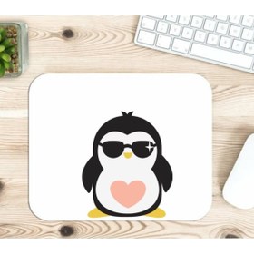 Resim Florence Event Gözlüklü Penguen Baskılı Mousepad 23x19 Cm 