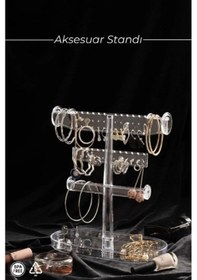 Resim Aksesuar Standı Takı Organizer Şeffaf 
