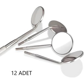 Resim Ayna Başı 12 Adet 5 Numara Dental Ayna 