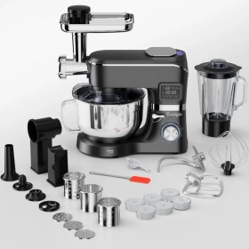 Resim Trumio Çok Işlevli Kıyma Çekme Hamur Mayalama Blender Makinesi 