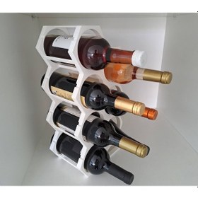 Resim Opencart Modüler Petek Şarap Rafı Sadece Plastik Aparattır 